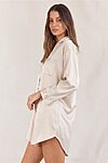 Champagne Bridesmaid Getting Ready Robes and Pyjamas