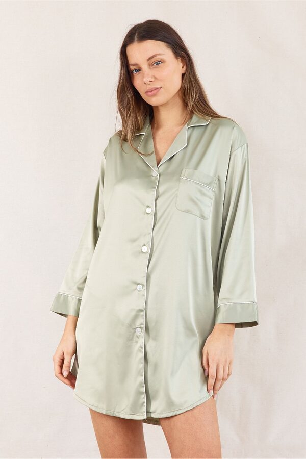 Willow Sleepshirt Sage Green Bridesmaids Getting Ready Ideas Green Bridesmaid Getting Ready Robes and Pyjamas