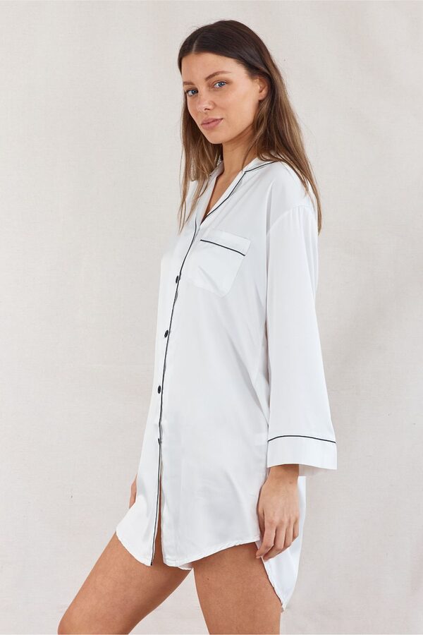 Willow Sleepshirt White Bridesmaids Getting Ready Ideas White Bridesmaid Getting Ready Robes and Pyjamas