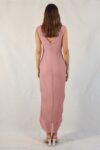 Zoe Cowl Neck Dusty Pink Bridesmaid Dress