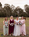 Talia Sarah Mix and Match Colours Real Wedding by Bridesmaids Only