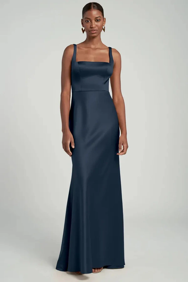 french blue dresses Eloise Dress in French Blue – Louise New York main image 1