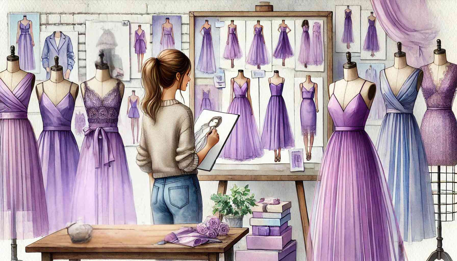 Purple Bridesmaid Dresses Online