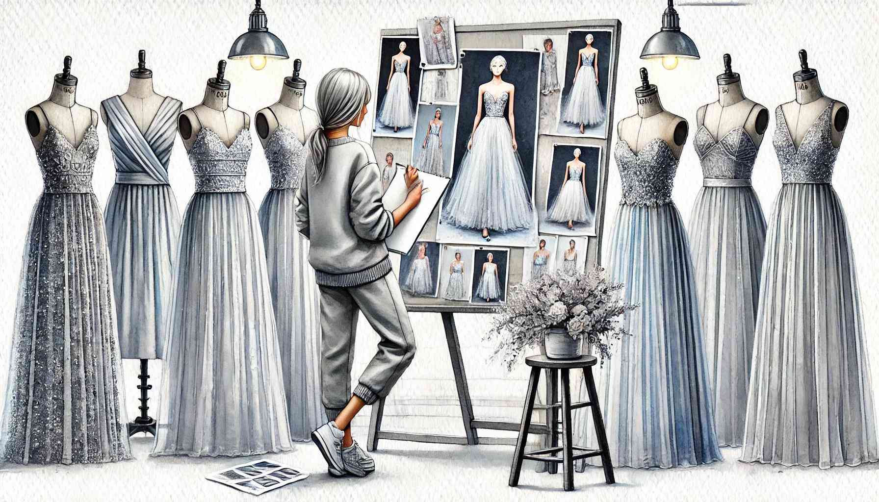 Silver Grey Bridesmaid Dresses Online