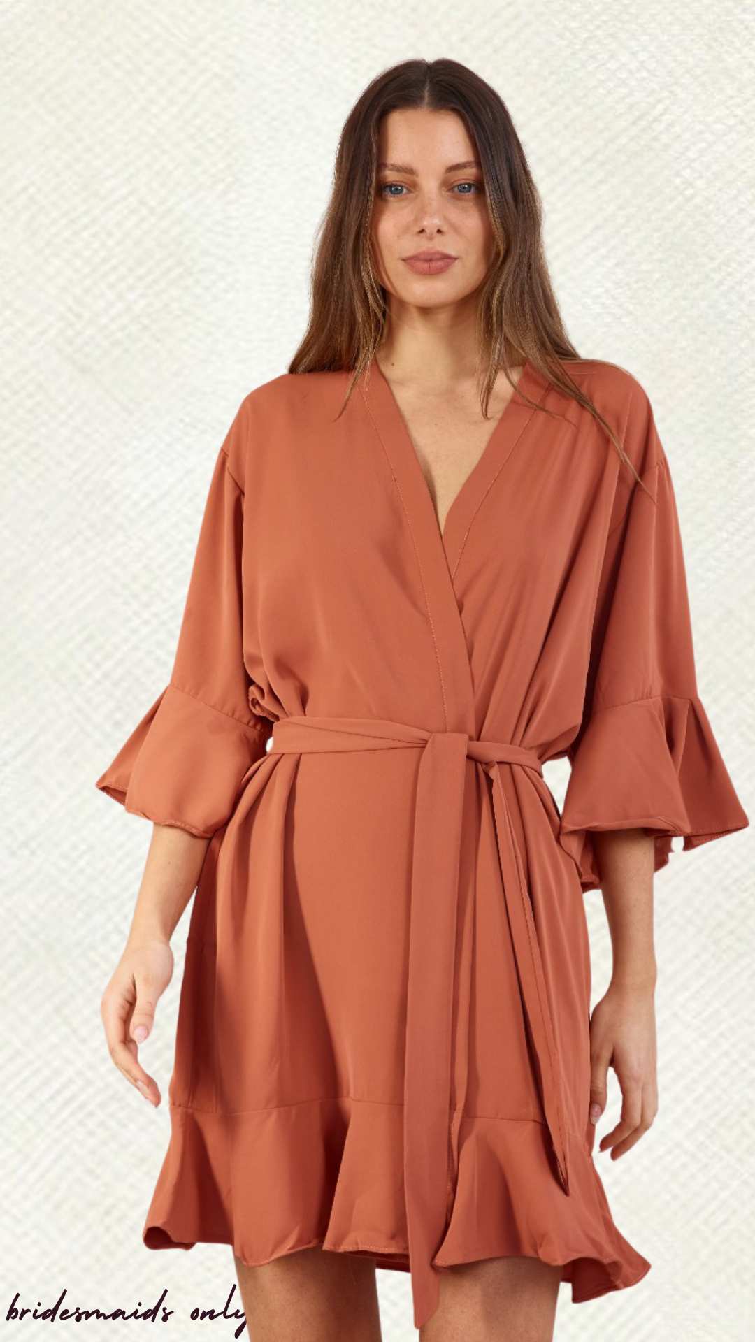 Terracotta Bridal Party robes Australia