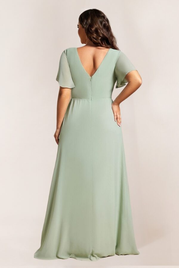 Ada Dressology Curvy Bridesmaid Dresses Sage Green (1) Sage Green Plus Size Bridesmaid Dress Australia