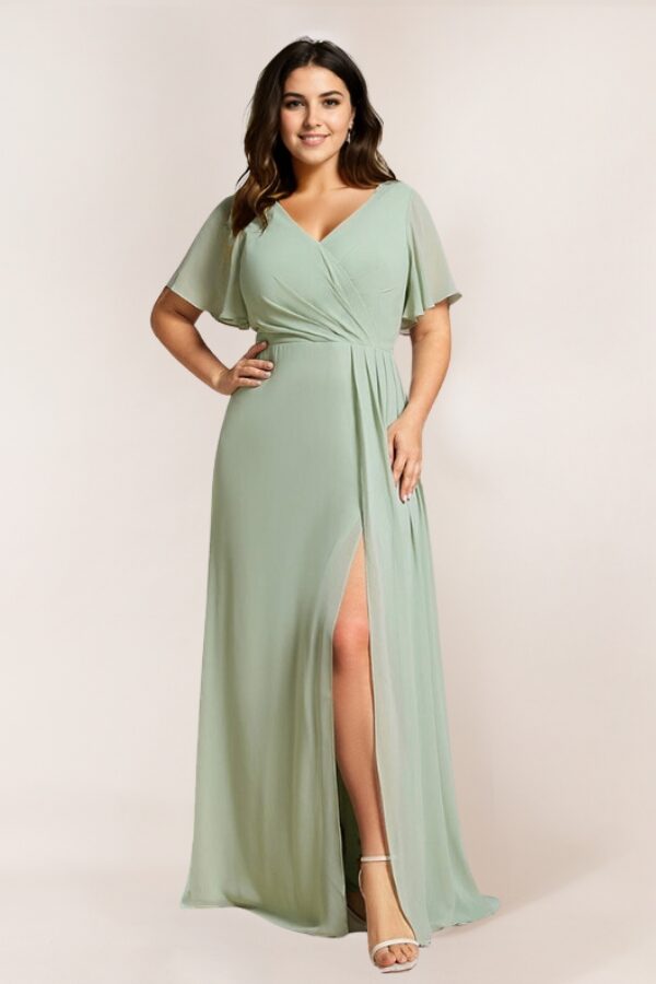 Ada Dressology Curvy Bridesmaid Dresses Sage Green Sage Green Plus Size Bridesmaid Dress Australia