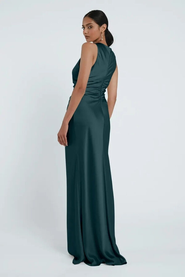 Grant Agave Green Bridesmaid Dress by Jenny Yoo Australia Bacl Halter Agave Bridesmaid Dresses by Jenny Yoo Australia