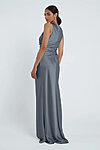 Halter Chambray Blue Bridesmaid Dresses by Jenny Yoo