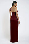 Dark Berry Satin Bridesmaid Dresses by Jenny Yoo