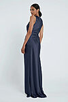 Halter Dusk Blue Bridesmaid Dresses by Jenny Yoo
