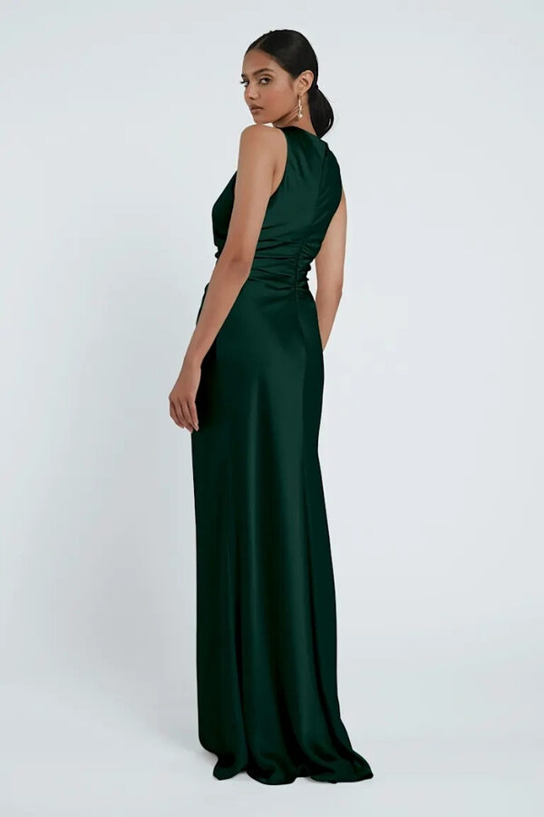 Grant Emerald Green Bridesmaid Dress by Jenny Yoo Australia Back Halter Emerald Green Bridesmaid Dresses by Jenny Yoo Australia