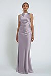 Halter Lilac Bridesmaid Dresses by Jenny Yoo