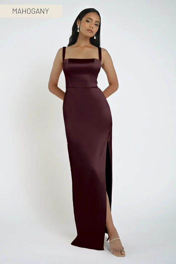 Lowe Mahogany Bridesmaid Dress by Jenny Yoo Australia (2) Mahogany Satin Bridesmaid Dresses by Jenny Yoo