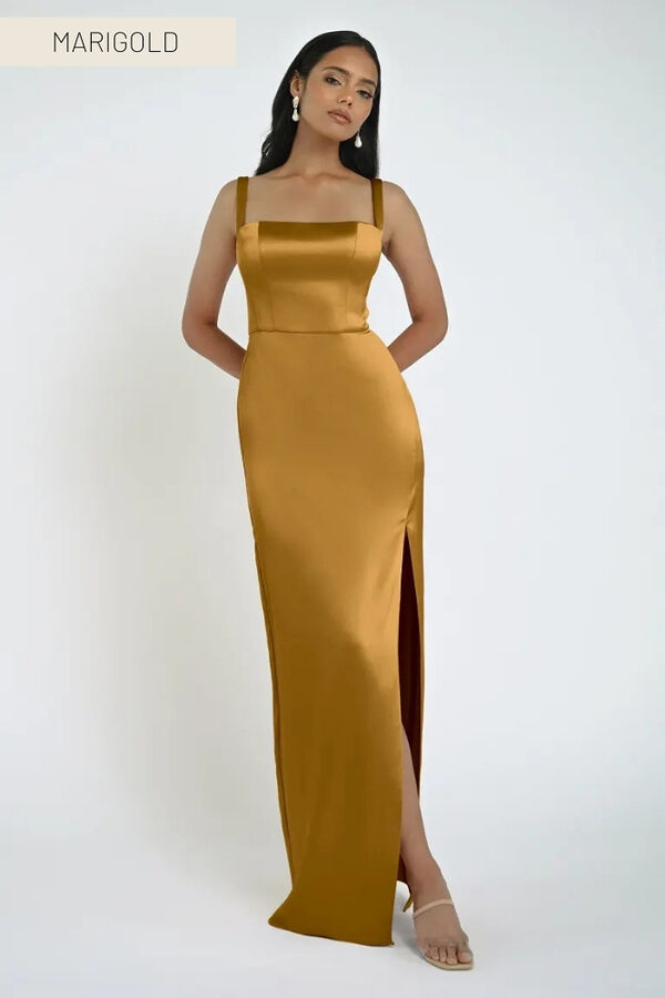 Lowe Marigold Bridesmaid Dress by Jenny Yoo Australia Marigold Satin Bridesmaid Dresses by Jenny Yoo