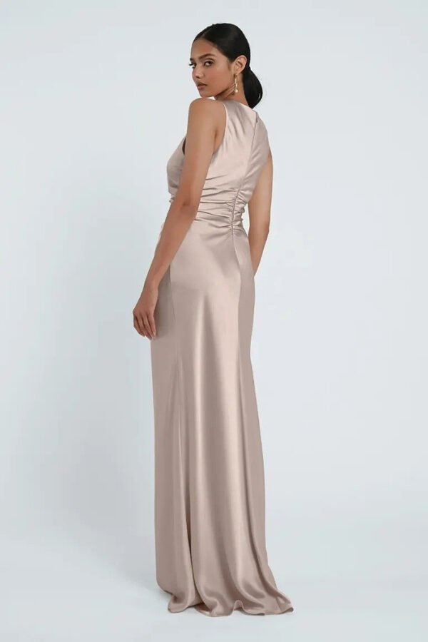 Grant Prosecco Bridesmaid Dress by Jenny Yoo Australia Back Halter Prosecco Bridesmaid Dresses by Jenny Yoo