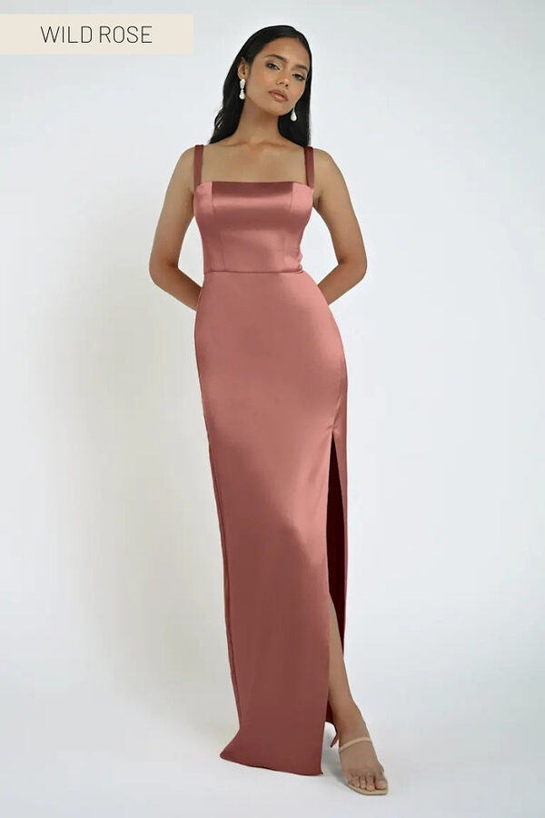 Lowe Wild Rose Bridesmaid Dress by Jenny Yoo Australia Wild Rose Satin Bridesmaid Dresses by Jenny Yoo