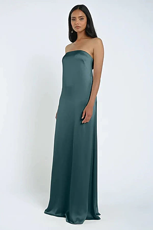 James Agave Green Satin Bridesmaid Dress by Jenny Yoo