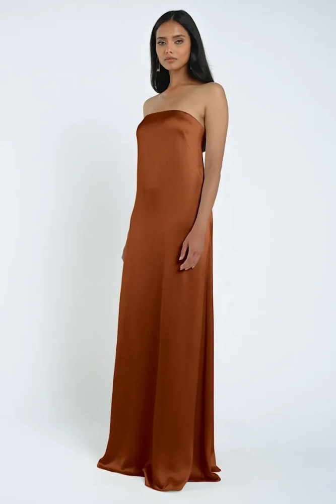 James Copper Bridesmaid Dress by Jenny Yoo Australia Copper Orange Bridesmaid Dresses by Jenny Yoo