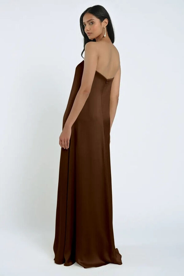 James Espresso Bridesmaid Dress by Jenny Yoo Australia Back Espresso Brown Bridesmaid Dresses by Jenny Yoo