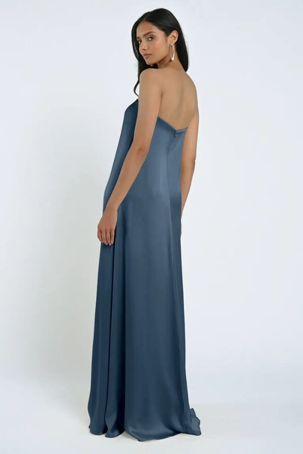 James Evening Blue Bridesmaid Dress by Jenny Yoo Australia Back Evening Blue Bridesmaid Dresses by Jenny Yoo