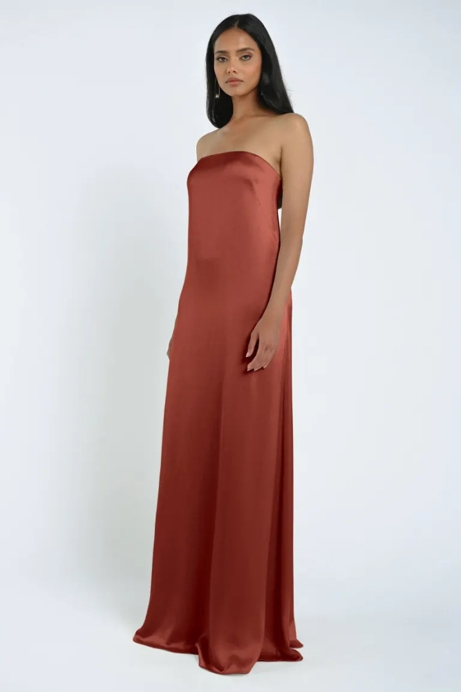 James Rust Bridesmaid Dress by Jenny Yoo Australia Rust Bridesmaid Dresses by Jenny Yoo