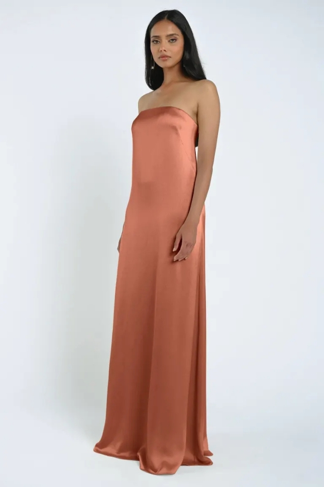 James Sunset Orange Bridesmaid Dress by Jenny Yoo Australia Sunset Orange Bridesmaid Dresses by Jenny Yoo