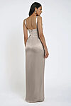 Latte Satin Bridesmaid Dresses by Jenny Yoo