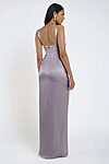 Lilac Satin Bridesmaid Dresses by Jenny Yoo