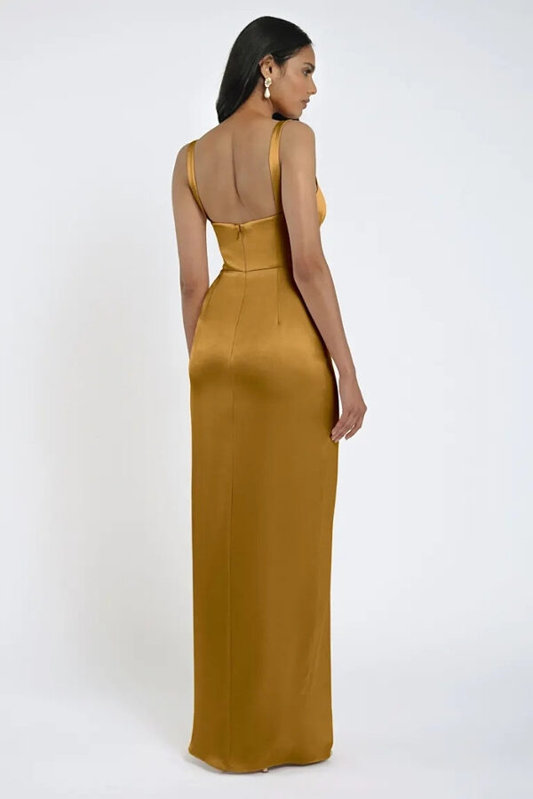 Lowe Marigold Bridesmaid Dress by Jenny Yoo Australia Back Marigold Satin Bridesmaid Dresses by Jenny Yoo