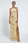 Pastel Yellow Floral Print Bridesmaid Dress by Jenny Yoo