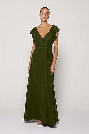 Alisson Eucalyptus Bridesmaid Dress by Tania Olsen