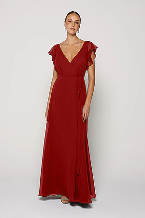 Alisson Rust Bridesmaid Dress by Tania Olsen