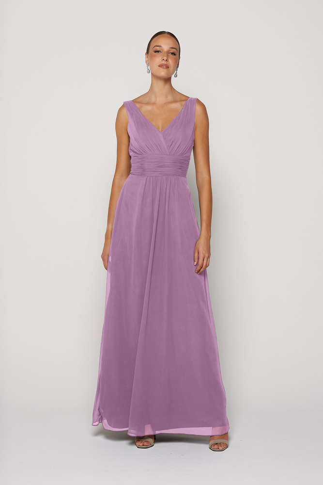 Amber Bridesmaid Dress TOBM23_LILAC Lilac Bridesmaid Dress Australia by Tania Olsen