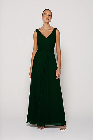 Amber Emerald Bridesmaid Dress by Tania Olsen