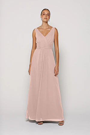 Amber Pink Bridesmaid Dress by Tania Olsen