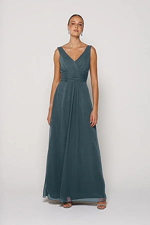 Amber Blue Bridesmaid Dress by Tania Olsen