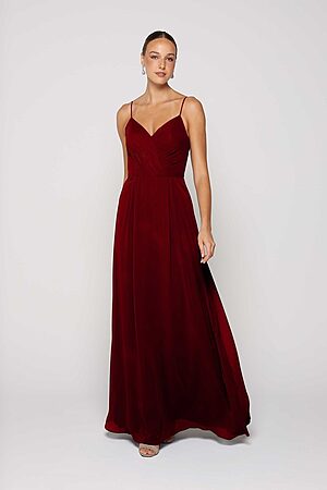 Burgundy Bridesmaid Dress Australia by Tania Olsen