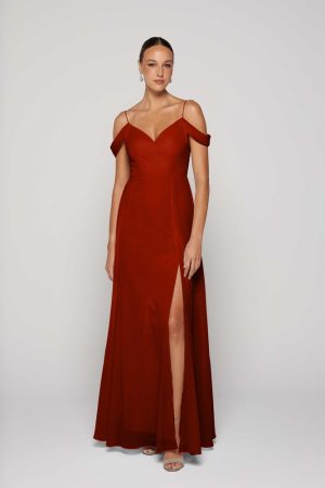 Rust Bridesmaid Dress Australia by Tania Olsen