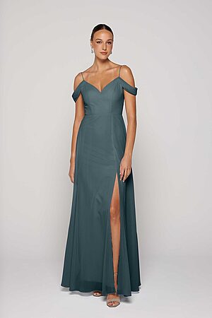 Steel Blue Bridesmaid Dress Australia by Tania Olsen