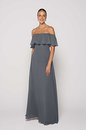 Dusty Blue Bridesmaid Dress Australia by Tania Olsen