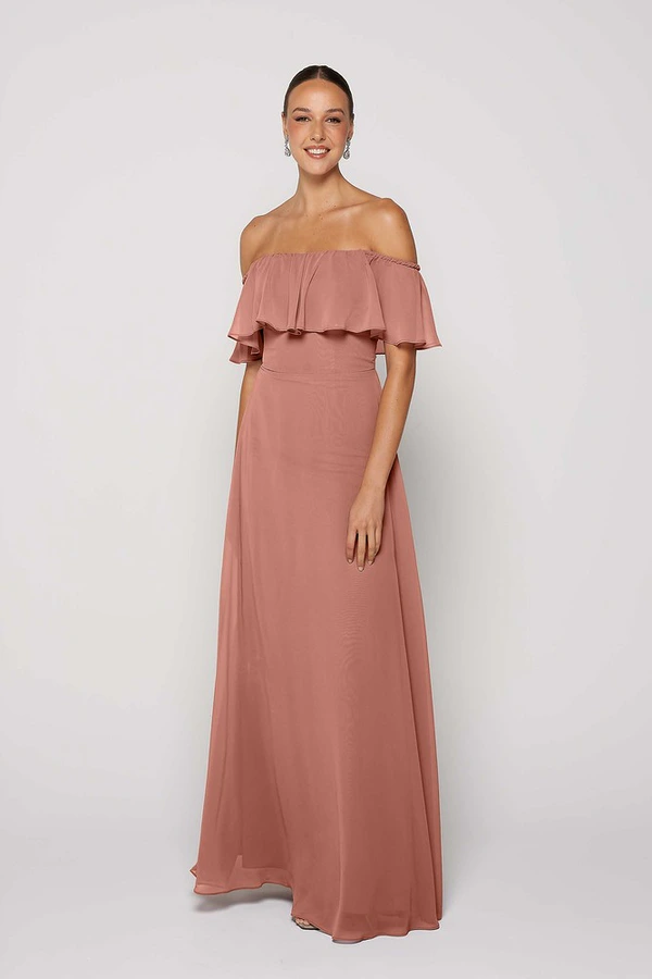 Bellini Dusty Rose Bridesmaid Dress by Tania Olsen