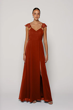 Payton Orange Bridesmaid Dress by Tania Olsen