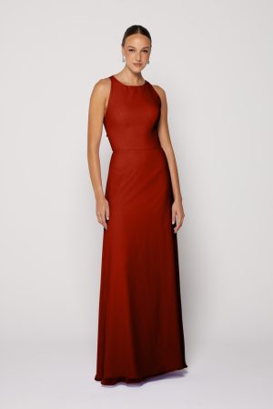 Rust Bridesmaid Dress Australia by Tania Olsen