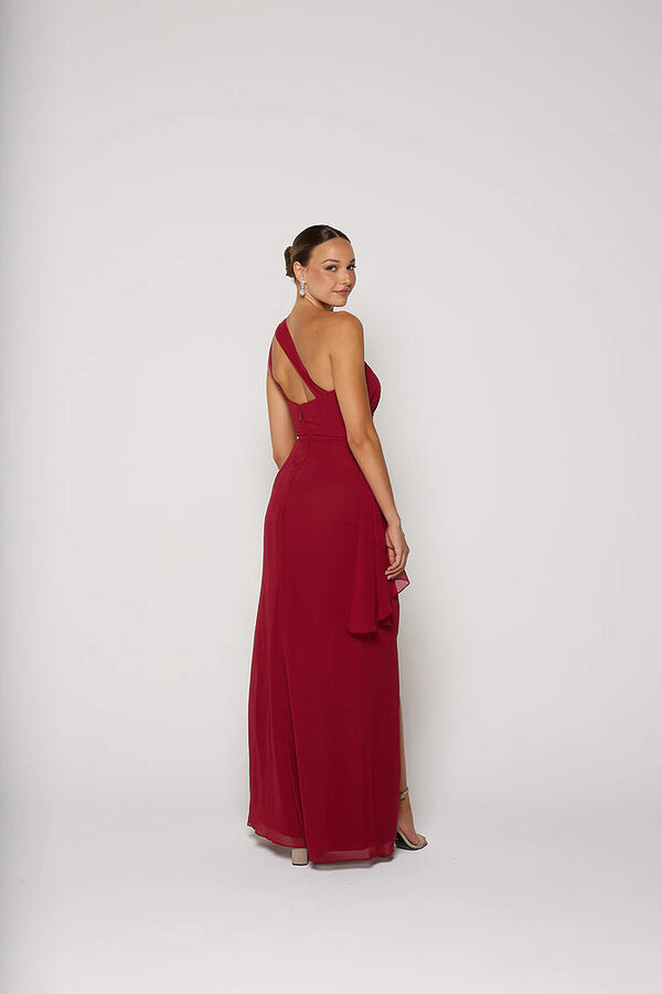 Prosecco Bridesmaid Dress TOBM14_BURGUNDY-5 Burgundy Bridesmaid Dress Australia by Tania Olsen