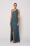 Steel Blue Bridesmaid Dress Australia by Tania Olsen
