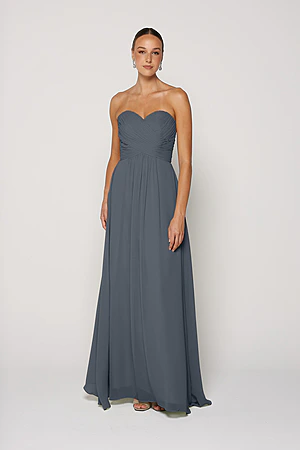 Shiloh Dusty Blue Bridesmaid Dress by Tania Olsen