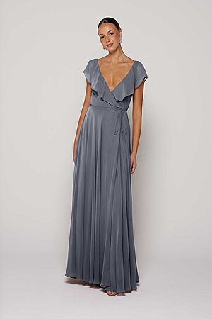 Dusty Blue Bridesmaid Dress Australia by Tania Olsen