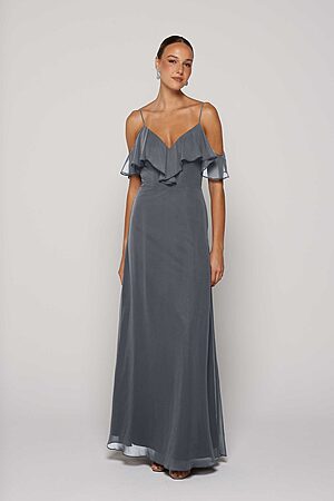 Dusty Blue Bridesmaid Dress Australia by Tania Olsen