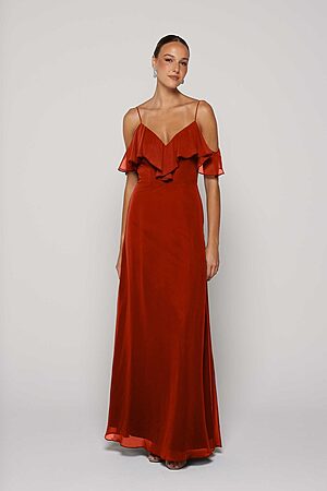 Rust Bridesmaid Dress Australia by Tania Olsen